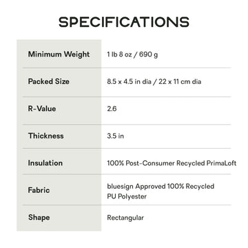 Nemo Astro sleeping pad regular Bluesign fabric shell highlights sustainability