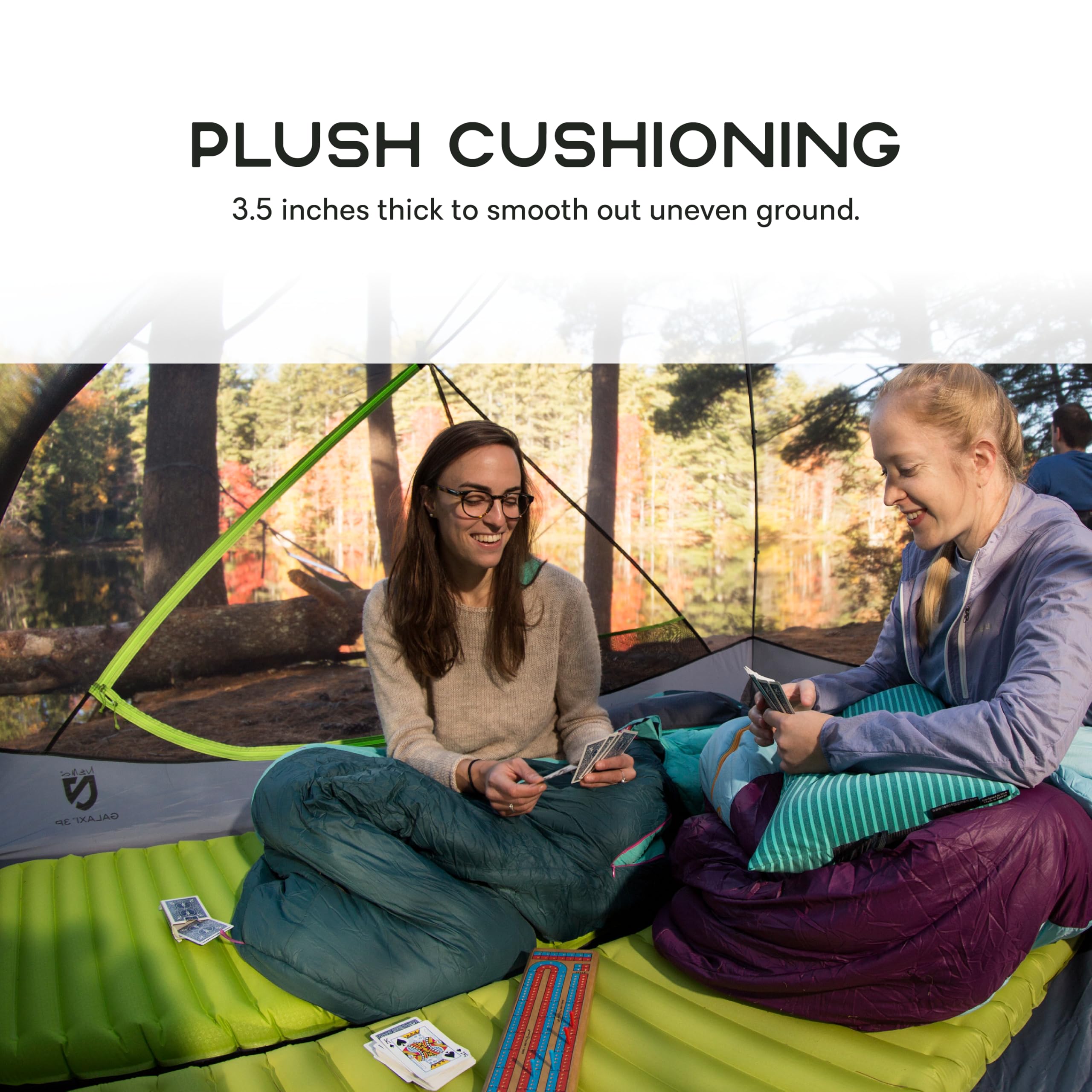 Nemo Astro sleeping pad regular lateral baffles enhance under-arm and leg comfort