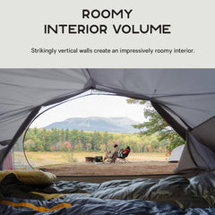 NEMO Aurora bluesign recycled floor with included footprint increases tent durability.