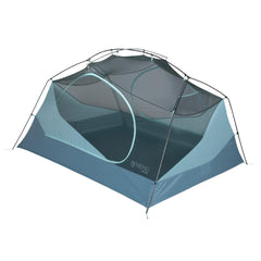 Nemo Aurora tent with vertical walls offers a roomy interior for two campers.