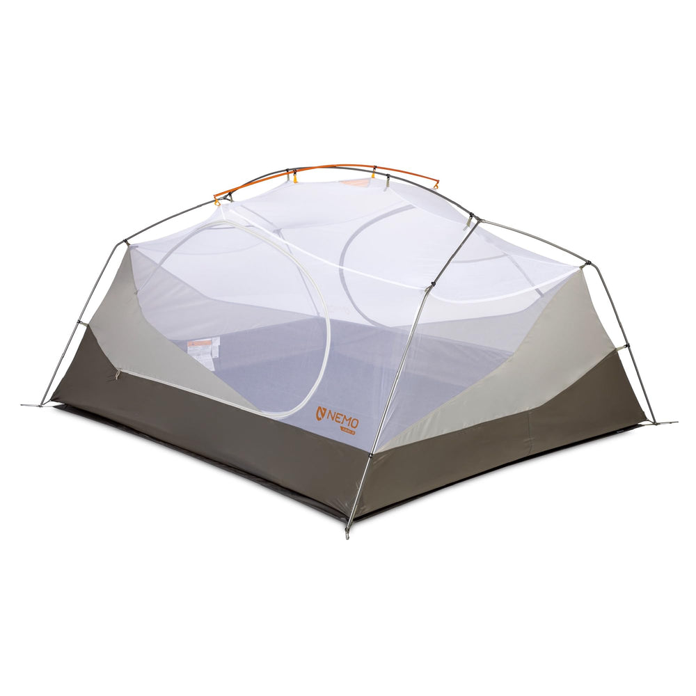 NEMO Aurora vertical walls for a roomy interior and comfortable camping space.
