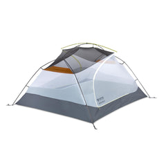 NEMO Dagger OSMO Birch Bud tent front door open for easy shelter access