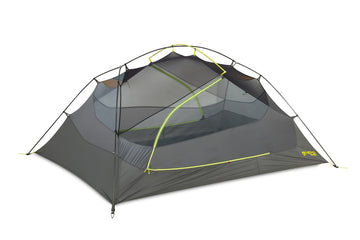 NEMO Dagger OSMO interior shows dual doors and comfortable headroom for campers