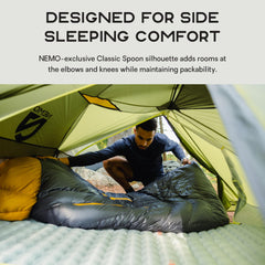 NEMO Disco Endless Promise Thermo Gill vents optimize airflow for stable comfort.
