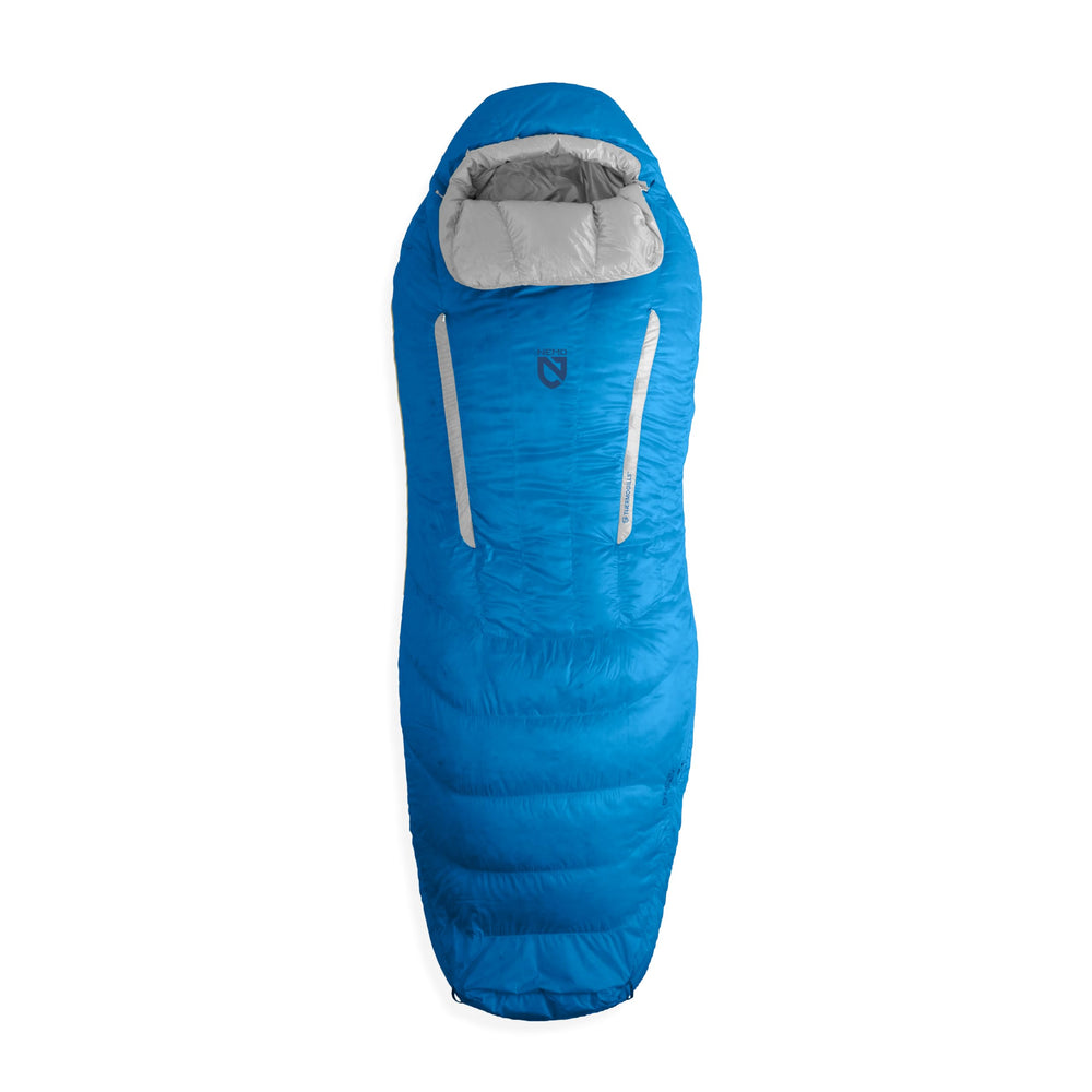 NEMO Disco sleeping bag with Classic Spoon shape offers extra elbow and knee room for side sleeping