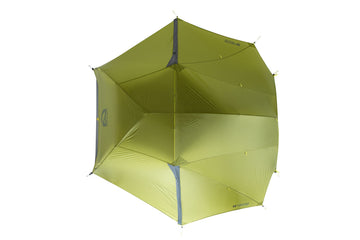 NEMO Dragonfly Osmo bluesign-approved fly and floor materials for eco-friendly camping.