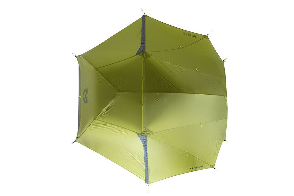 NEMO Dragonfly Osmo bluesign-approved fly and floor materials for eco-friendly camping.