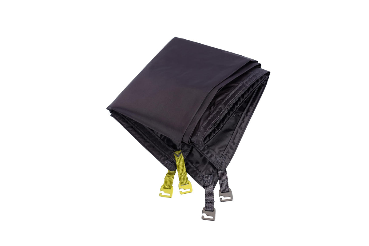 NEMO Dragonfly OSMO footprint under tent protects floor and extends tent life.