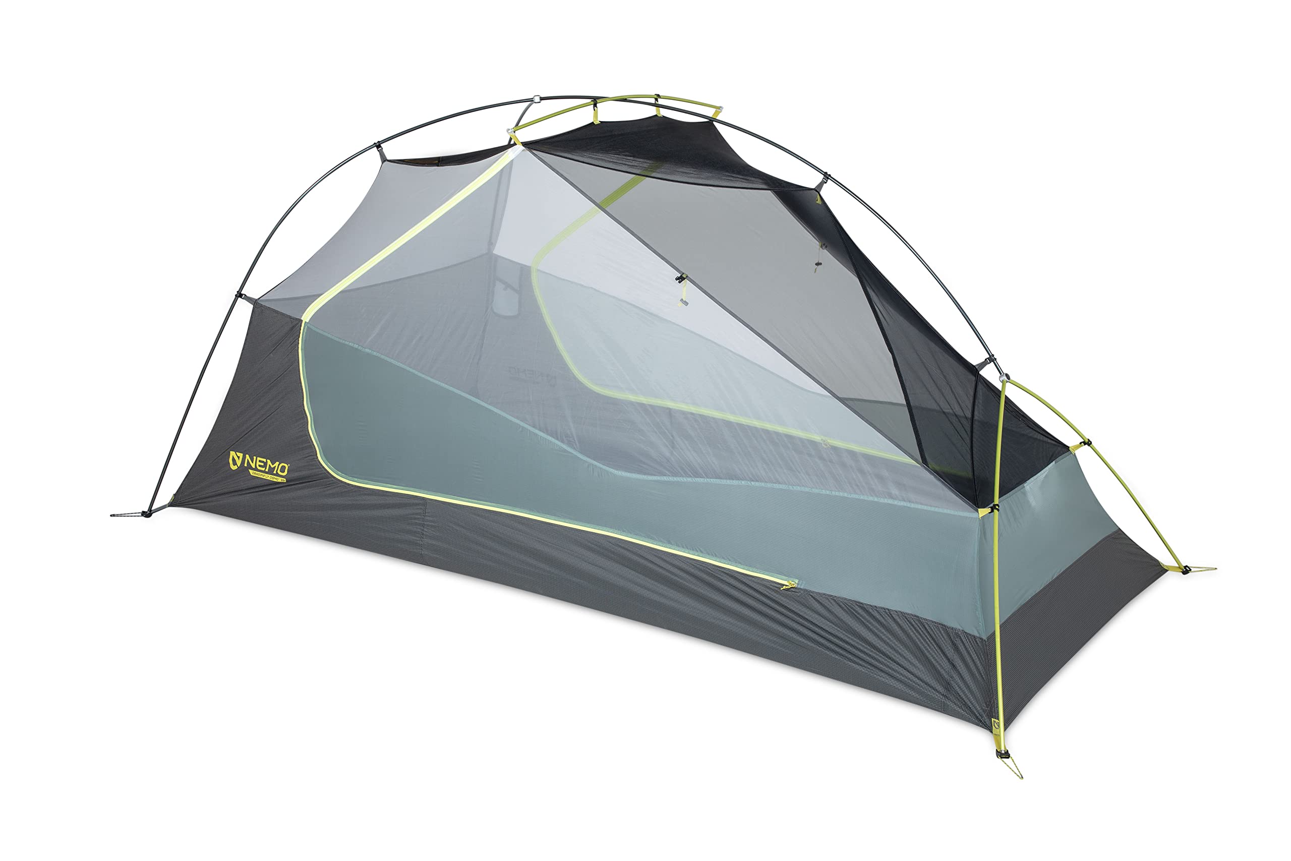 NEMO Dragonfly Osmo front view in Birch Bud showing dual doors for easy access.