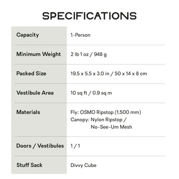 NEMO Dragonfly OSMO tent packs to ultralight size for fast trips.