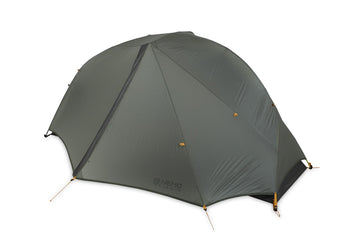 Nemo Dragonfly OSMO tent side view showcasing lightweight setup for rapid bivouac.
