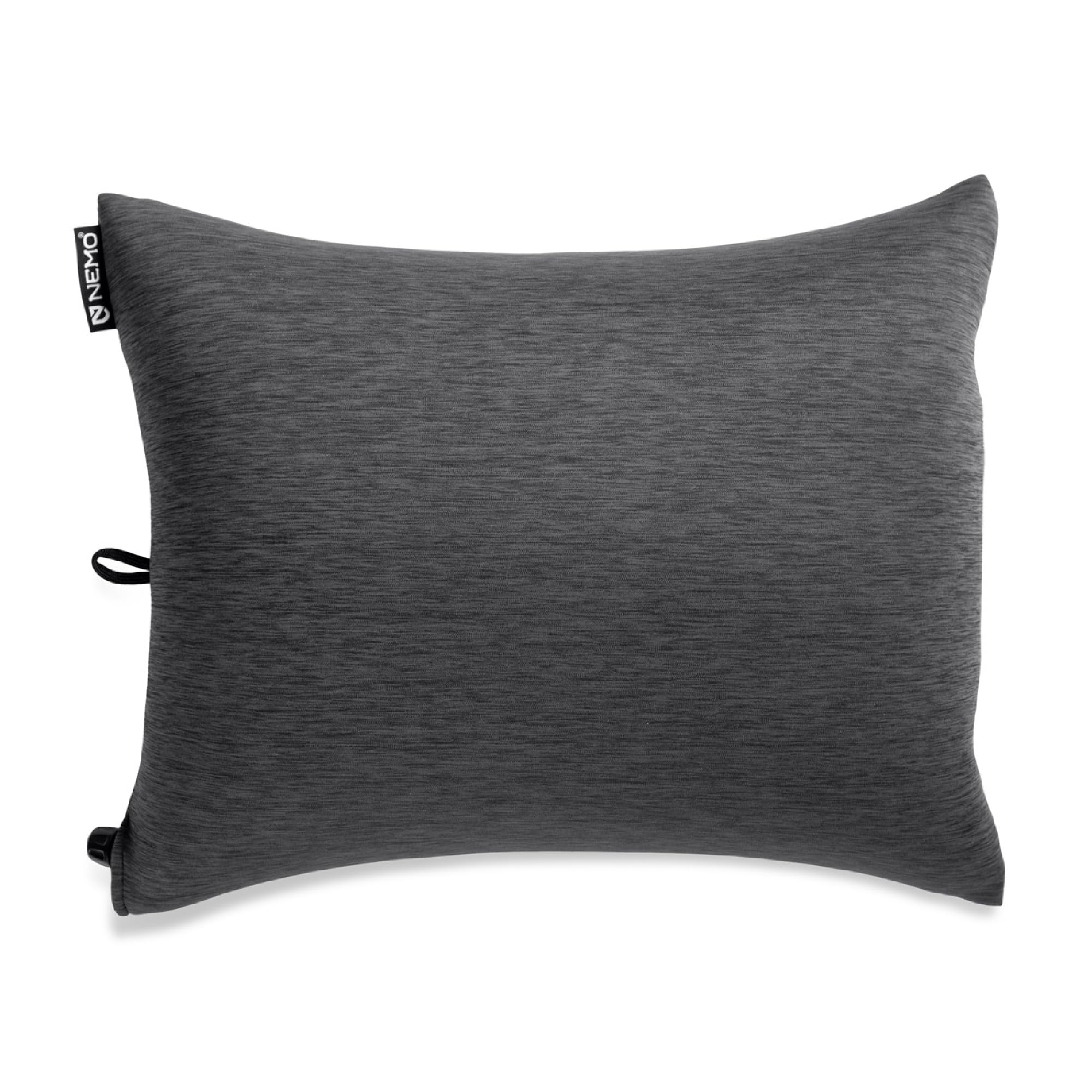 Nemo Fillo King pillow packed compactly for travel and storage convenience.