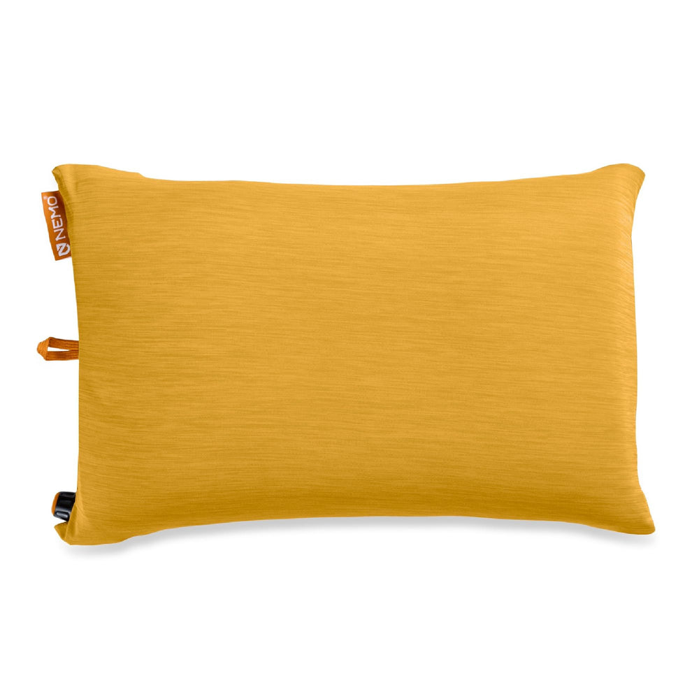 Nemo Fillo packs compactly in its integrated stuff sack for travel convenience.