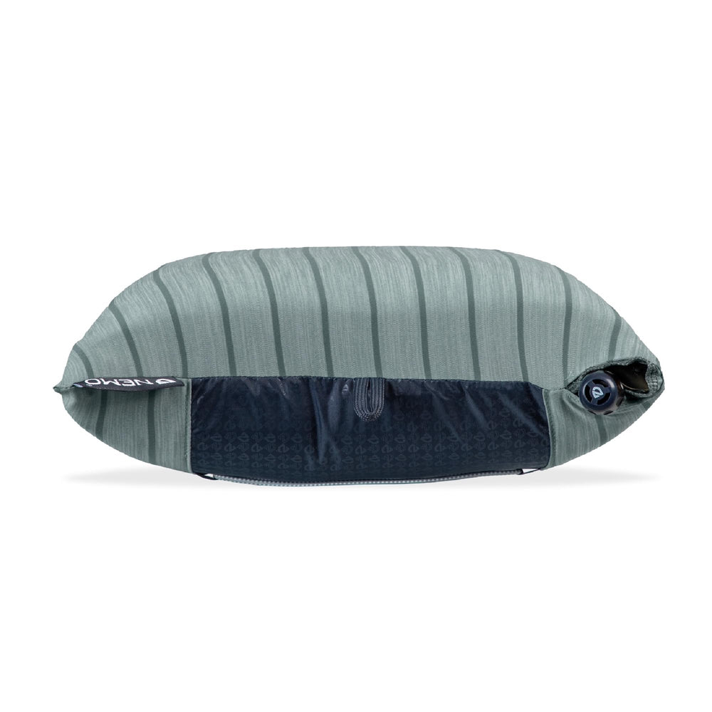 Nemo Fillo Wide Pillow with removable, machine-washable recycled cover.
