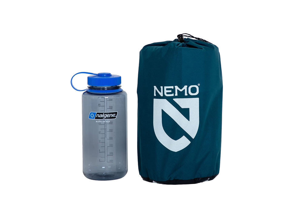 Nemo Flyer Abyss pad foam detail showing open-cell structure.