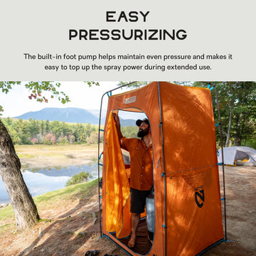 Nemo Helio LX wide cap opening for easy filling.