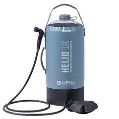 Nemo Helio LX portable shower overview for outdoor use.