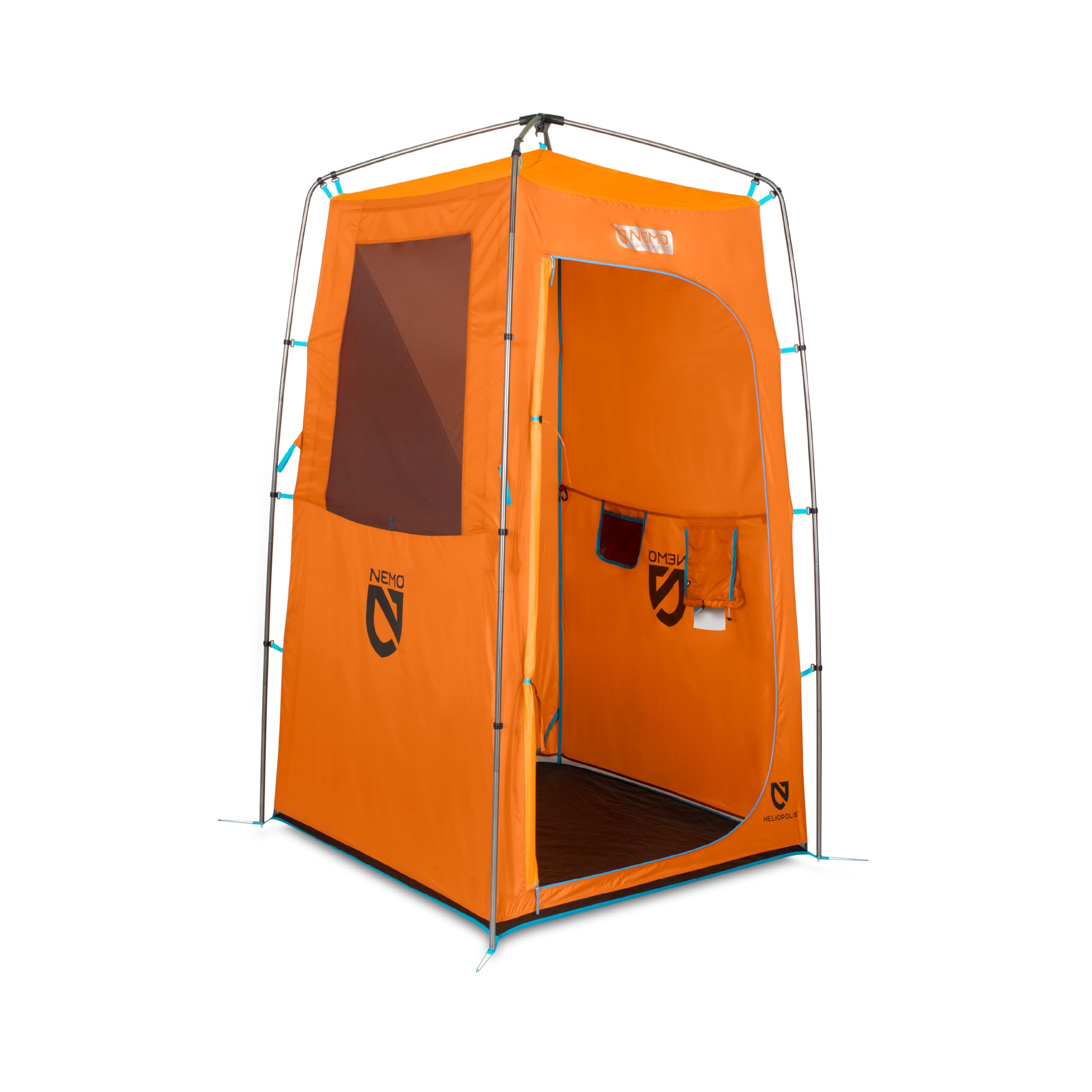 NEMO Heliopolis zippered doorway entry for easy access and privacy.
