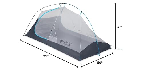 NEMO Hornet Elite OSMO aluminum poles offer lightweight stability in camp.