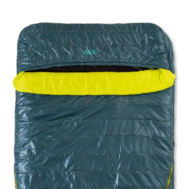 NEMO Jazz Lagoon double dual-zipper vents allow individual climate control