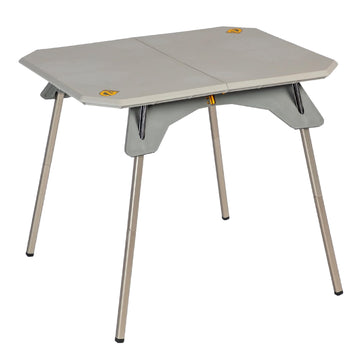 Nemo Moonlander front view with durable nylon top ready for outdoor meals.