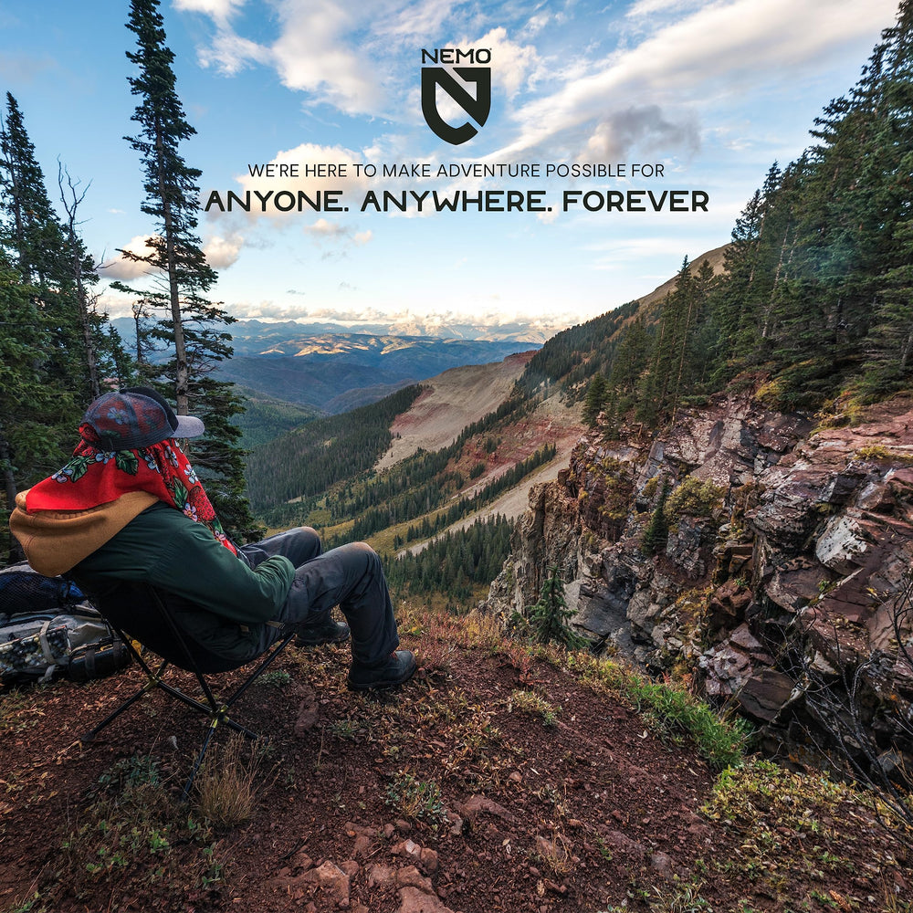 Nemo Moonlite uses Bluesign-approved materials for responsible outdoor gear.