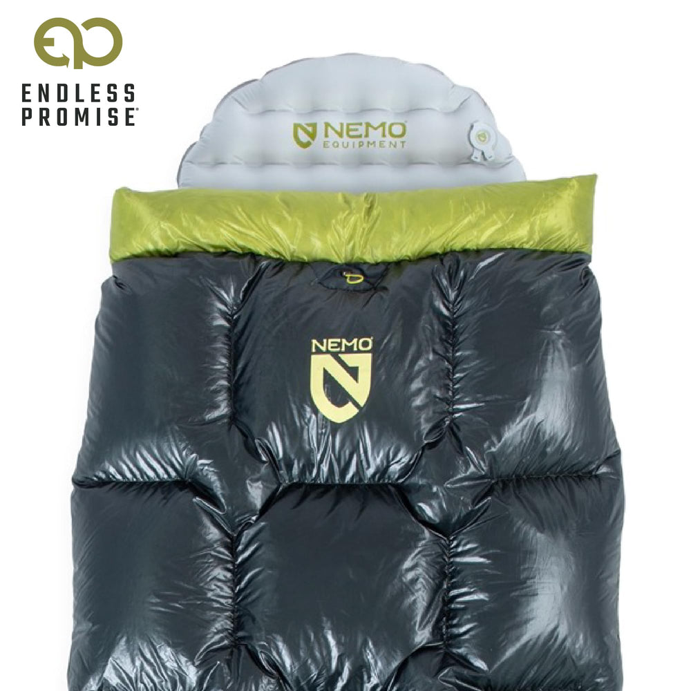 Nemo Pulse Endless Promise quilt compact-pack design supports ultralight adventures.