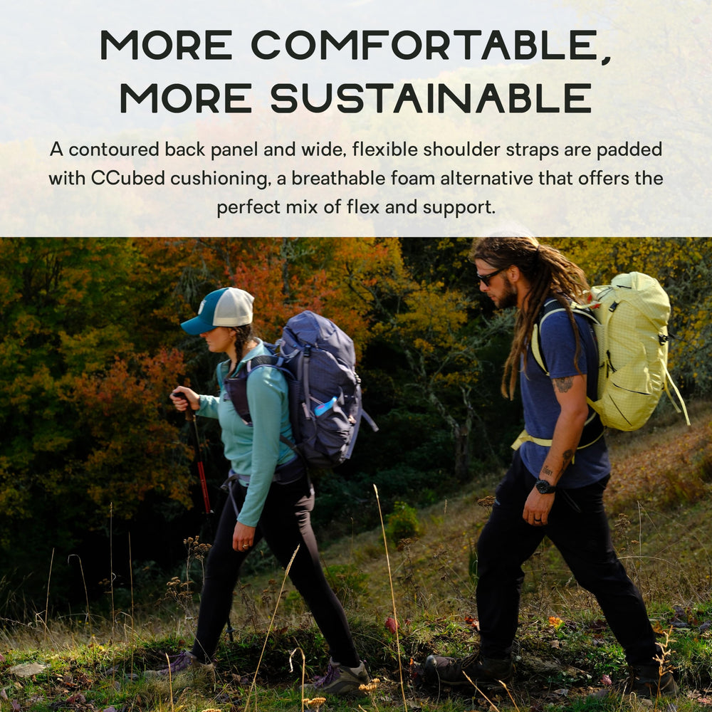 NEMO Resolve 35L daypack top opening in citron for quick access.
