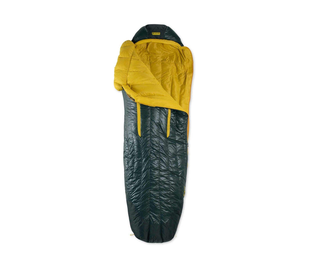 NEMO Riff Thermo Gill vent detail demonstrates temperature regulation in the bag