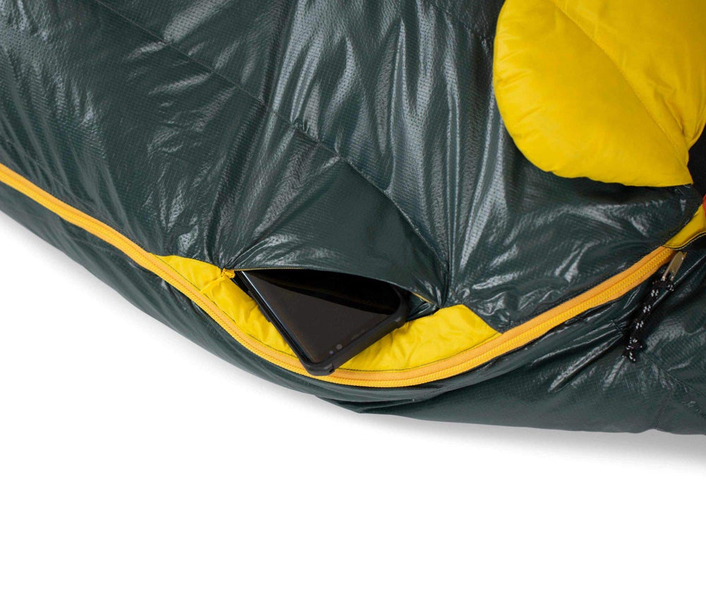NEMO Riff waterproof/breathable footbox detail resists tent condensation