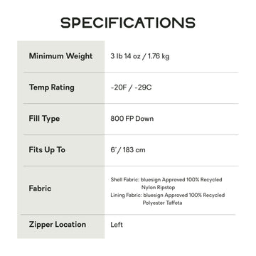 NEMO Sonic Down mummy bag multistage zipper system for secure venting and temperature control.
