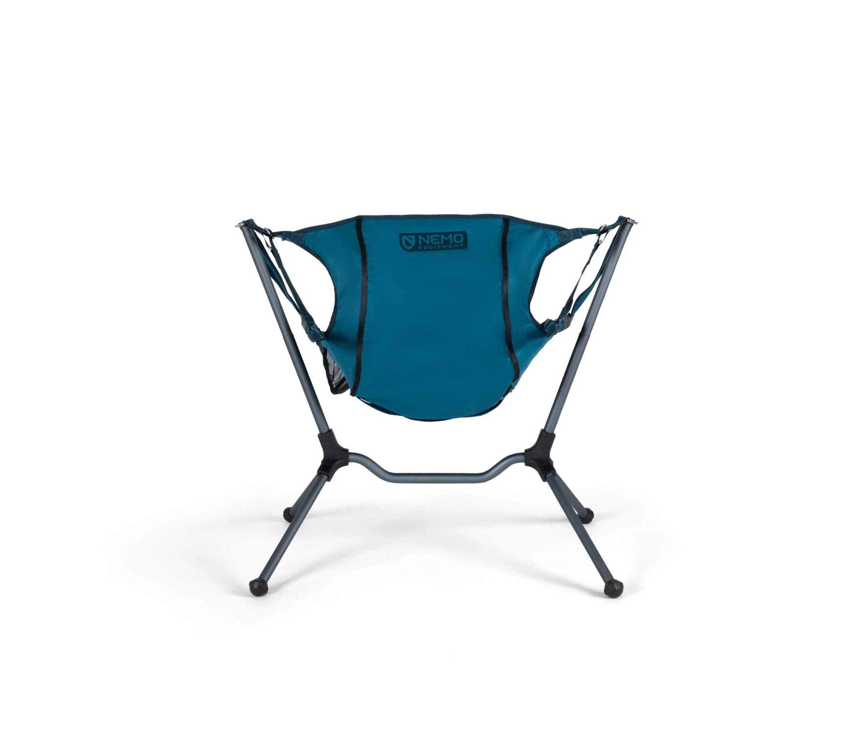 Nemo Stargaze chair Scarab/Smoke folded for compact travel.