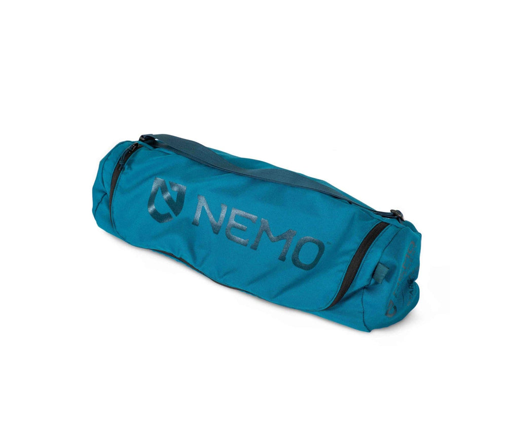 Nemo Stargaze chair Scarab/Smoke storage case ready for transport.