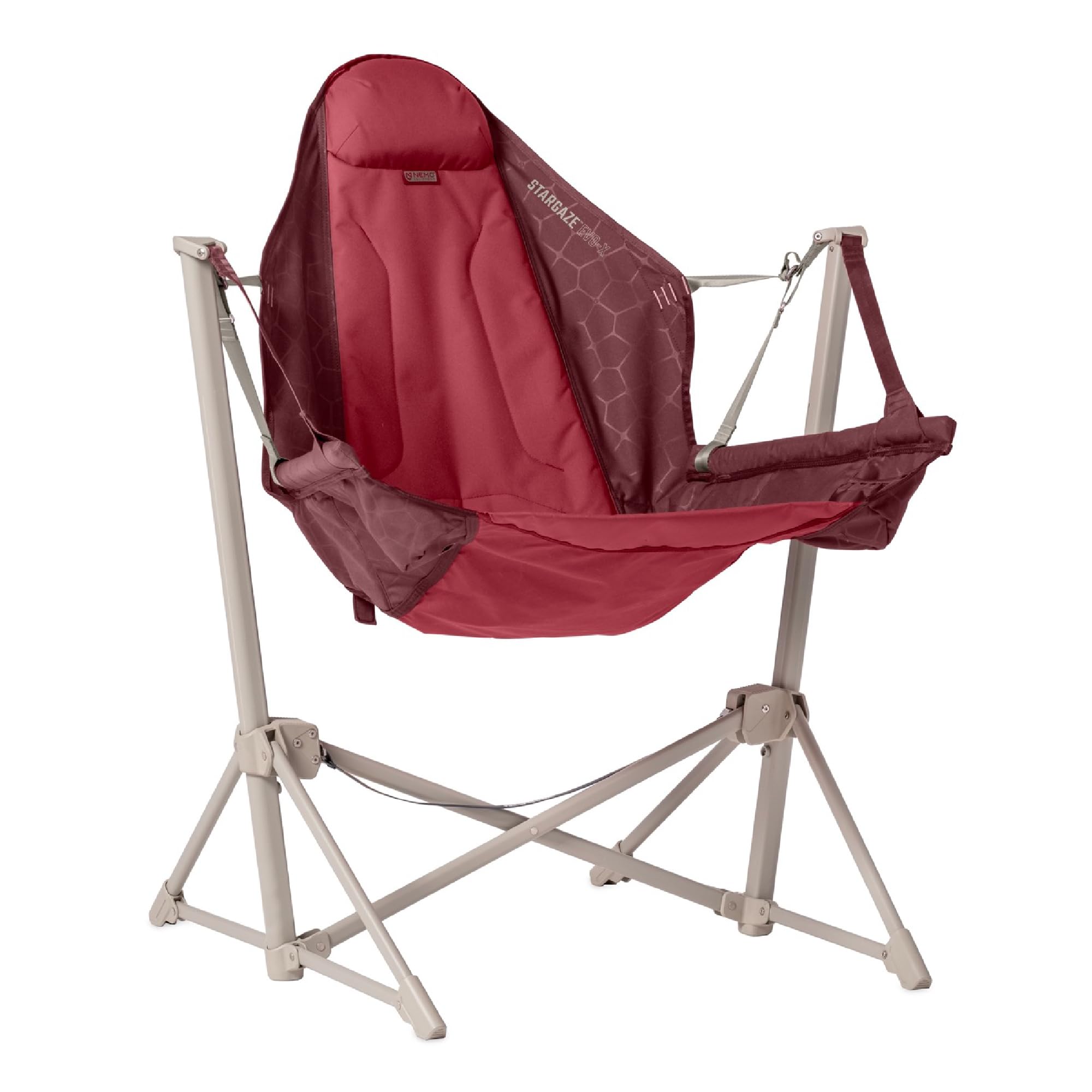 Nemo Stargaze EVO-X folding chair with quick setup for efficient campsite seating.