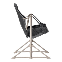 Nemo Stargaze EVO-X reclining chair providing comfortable support during camping.