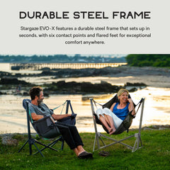 Nemo Stargaze EVO-X steel-frame construction provides sturdy support.