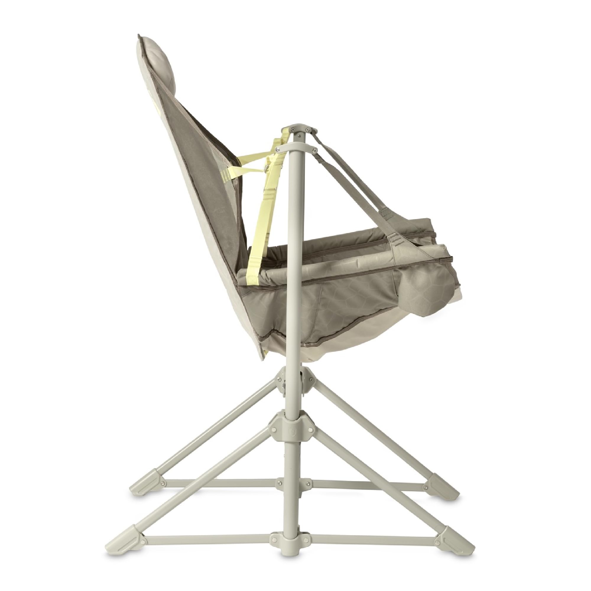 Nemo Stargaze EVO-X chair demonstrates smooth swing motion for relaxed stargazing