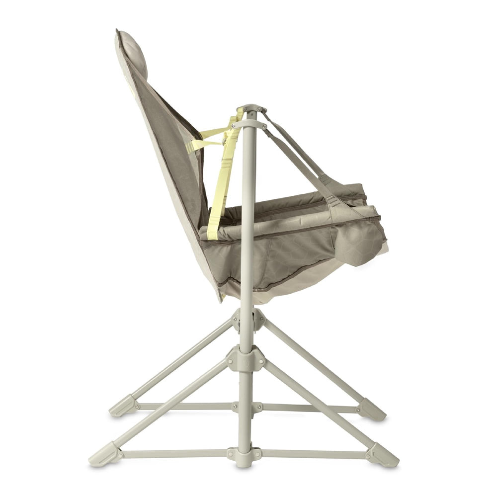 Nemo Stargaze EVO-X chair demonstrates smooth swing motion for relaxed stargazing