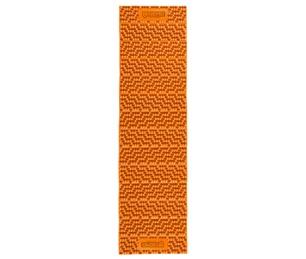 NEMO Switchback foam pad ready for camping comfort with plush height and support.