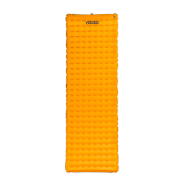 Nemo Tensor Alpine sleeping pad folded compact for easy backpacking storage.
