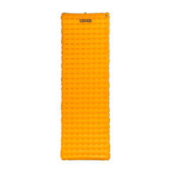 Nemo Tensor Alpine sleeping pad folded compact for easy backpacking storage.