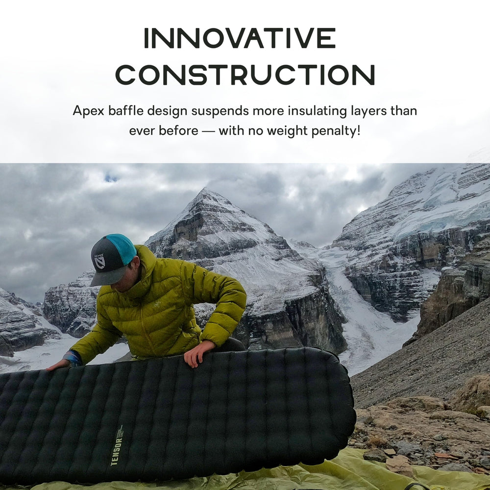 Nemo Tensor apex baffle design maximizes insulation and loft.