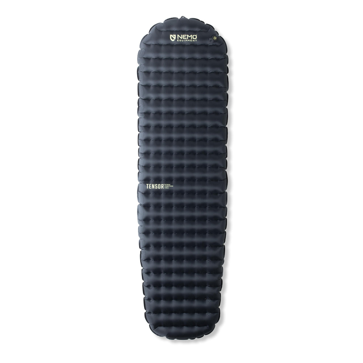 Nemo Tensor sleeping pad setup closeup highlights premium insulation for cold-weather camping.