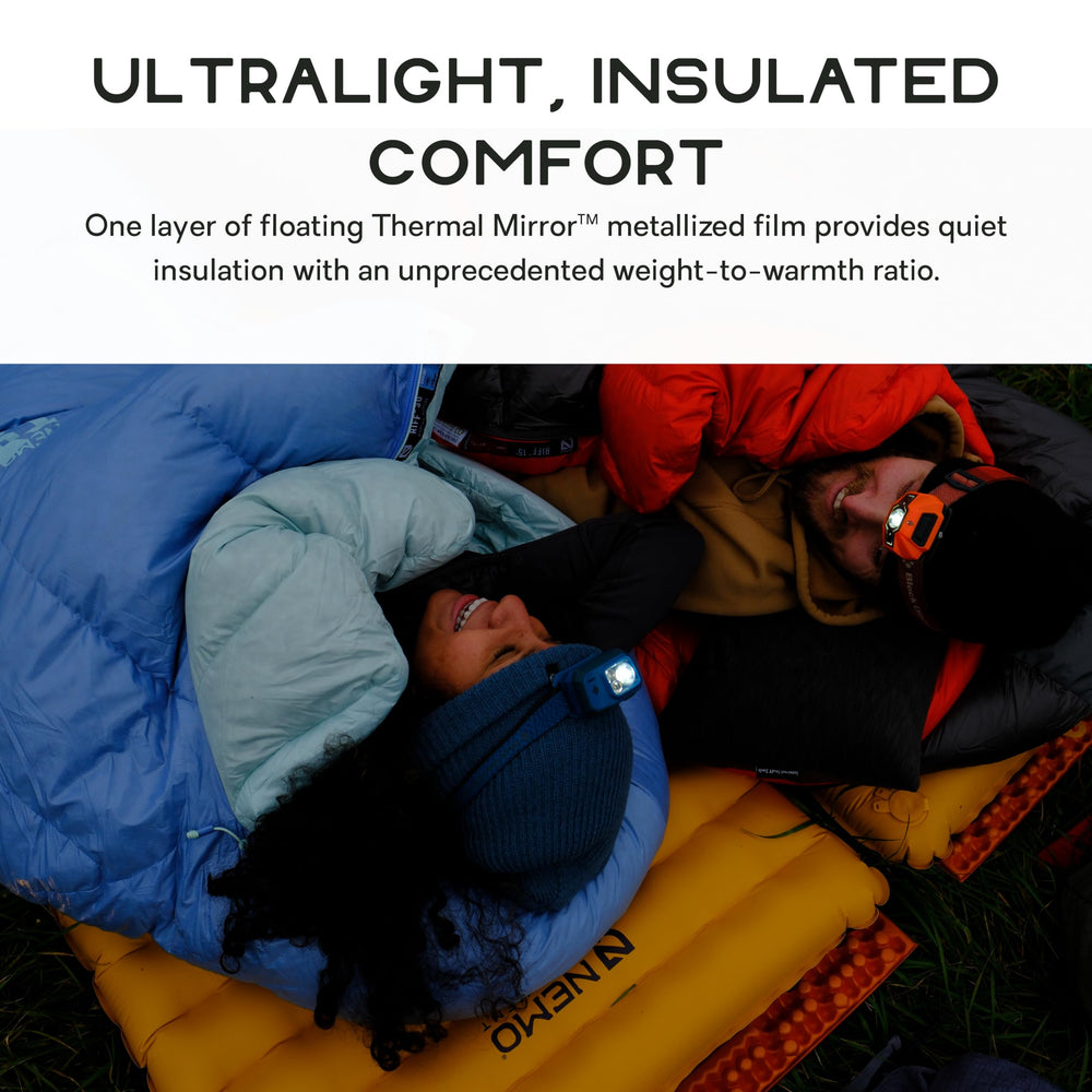 Nemo Tensor Trail ultralight sleeping pad in-use at campsite for restful nights.