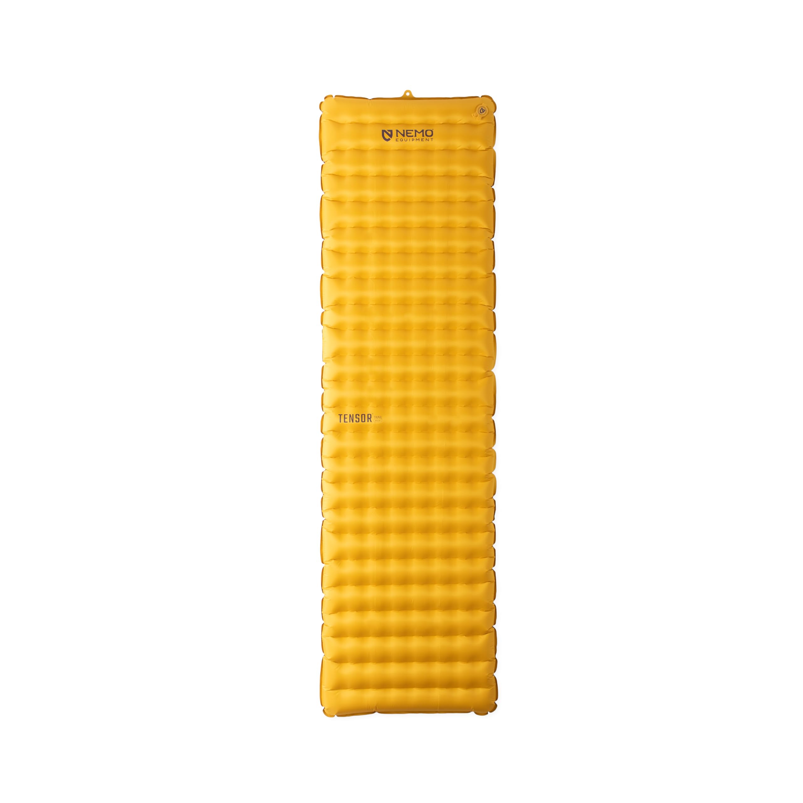 Nemo Tensor Trail ultralight sleeping pad rolled for easy packing and transport.