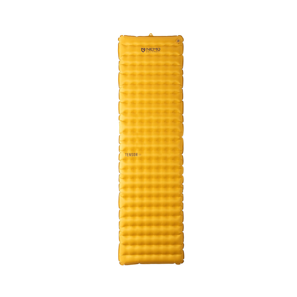 Nemo Tensor Trail ultralight sleeping pad rolled for easy packing and transport.