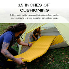 Nemo Tensor Trail sleeping pad with thermal mirror film delivers quiet warmth.