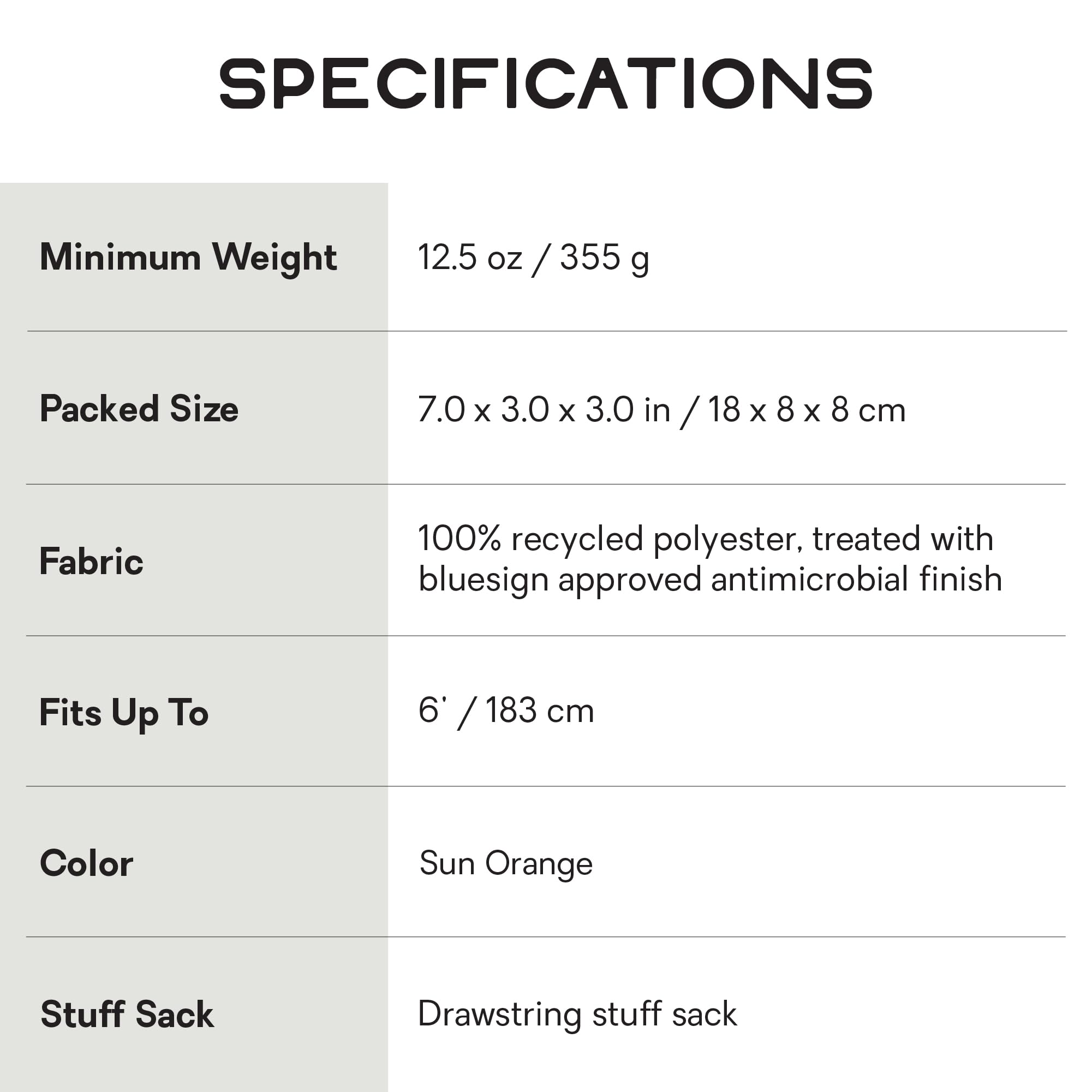 Nemo Tracer sleeping-bag-liner-in-use shows comfortable coverage on the trail