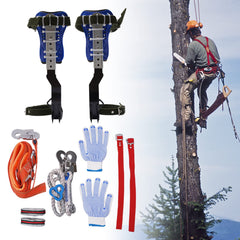 NeNchengLi tree climbing spikes adjustable height for stable pruning at various heights.