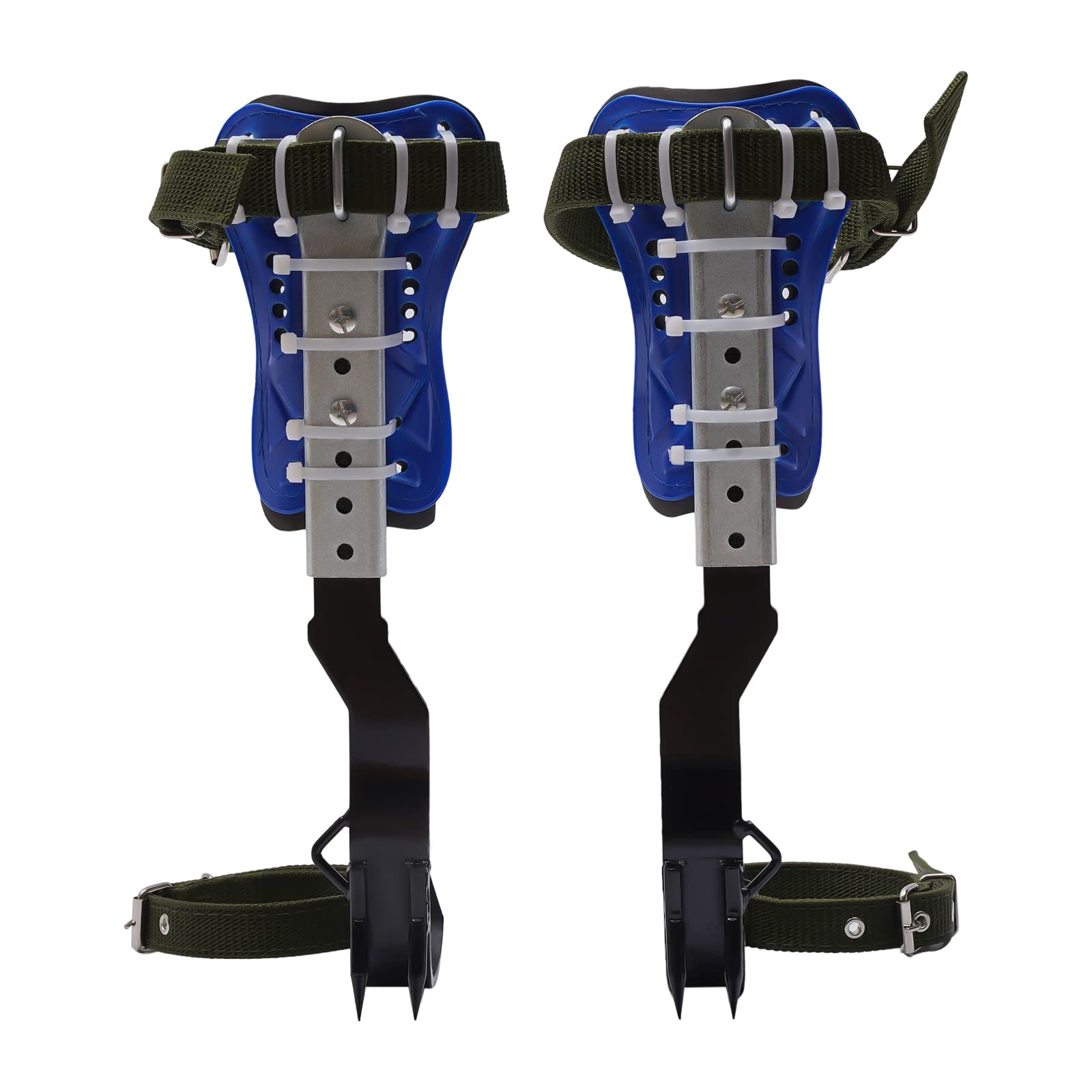 NeNchengLi tree climbing spikes foot-pedal design supports secure footing on trunks.